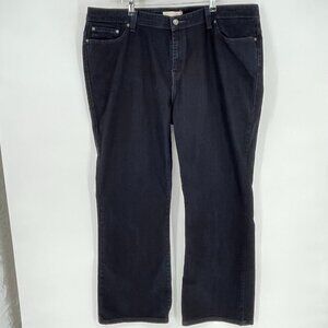 Levi's Jeans 315‎ Shaping Bootcut Black Women's Plus Size 24M